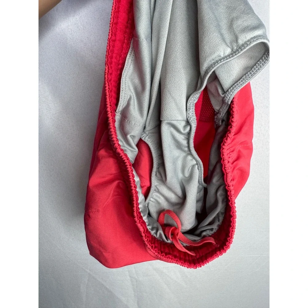 Nike Dri-FIT Running Shorts Womens XS Red Mesh Panel Athletic Activewear